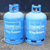 A Calor gas butane canister and another (2)