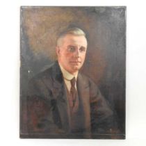 Alexander Strahan Buchanan, 1870-1950, head and shoulders portrait of a gentleman, signed, oil on