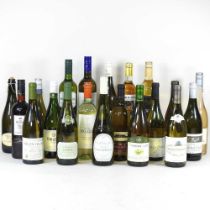 A collection of bottles of white wines, to include Chablis and Chardonnay (20)