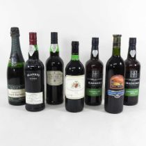 A collection of wine to include Madeira (7)