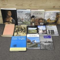 A collection of books relating to Art, antiques and local interest