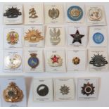 Selection of Various Cap and Breast Badges cap include white metal Polish Army (no fittings) ...