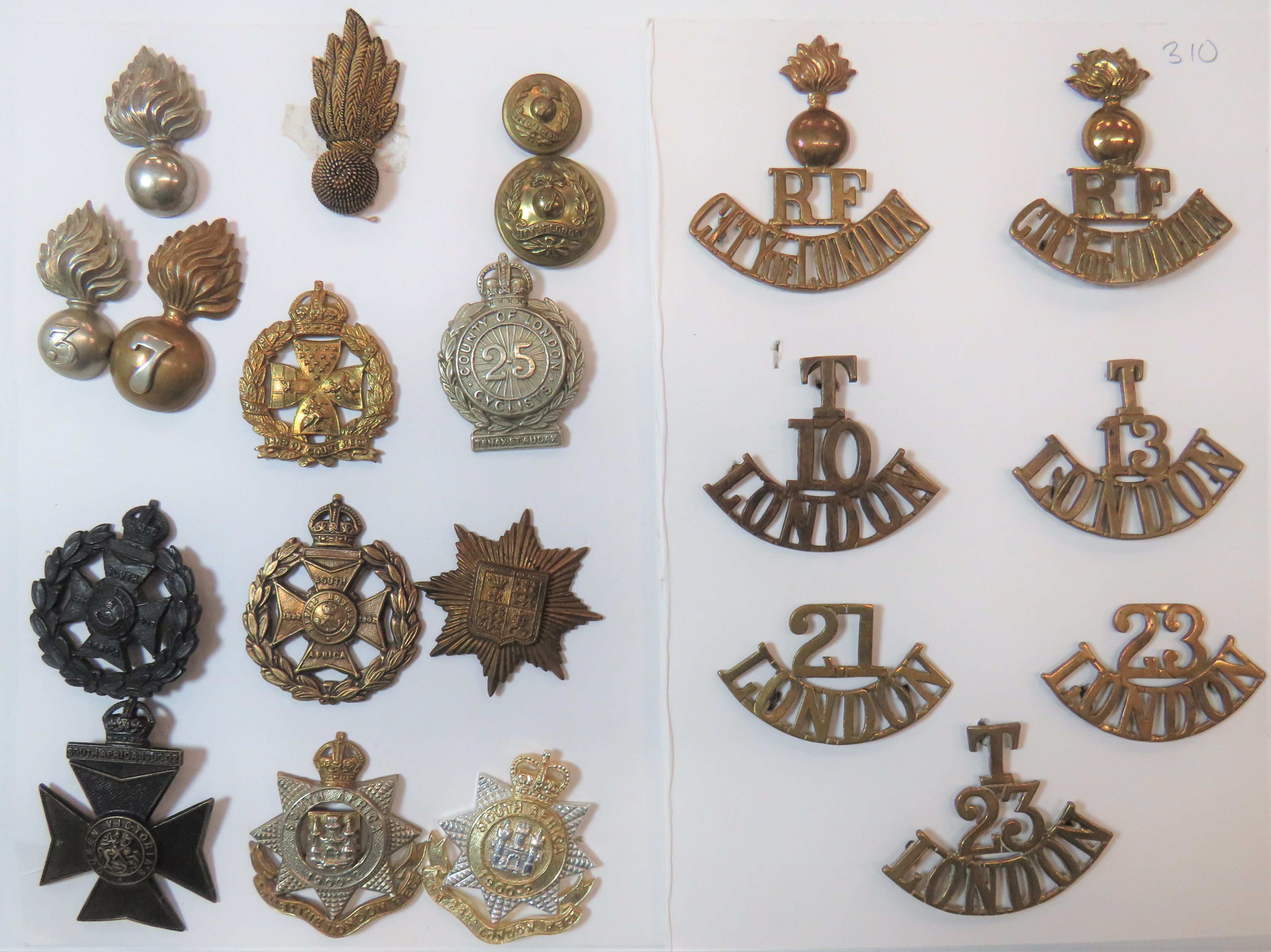 London Regiment Cap Badges And Titles cap include bi-metal 7th London ... Bi-metal KC 23rd Bn London