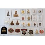 Post 1953 Cap Badges including plated and gilt QC Dorset Yeomanry ... Gilt and enamel QC The