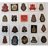 Post 1953 Bullion Embroidery Beret Badges including 16th Queens Lancers ... Kent & County of