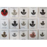 Durham Light Infantry Cap Badges including white metal Tudor crown, lugs ... Sterling silver KC,