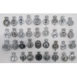 35 Post 1953 Police Constabulary Cap Badges plated Queens crown examples include Birmingham City