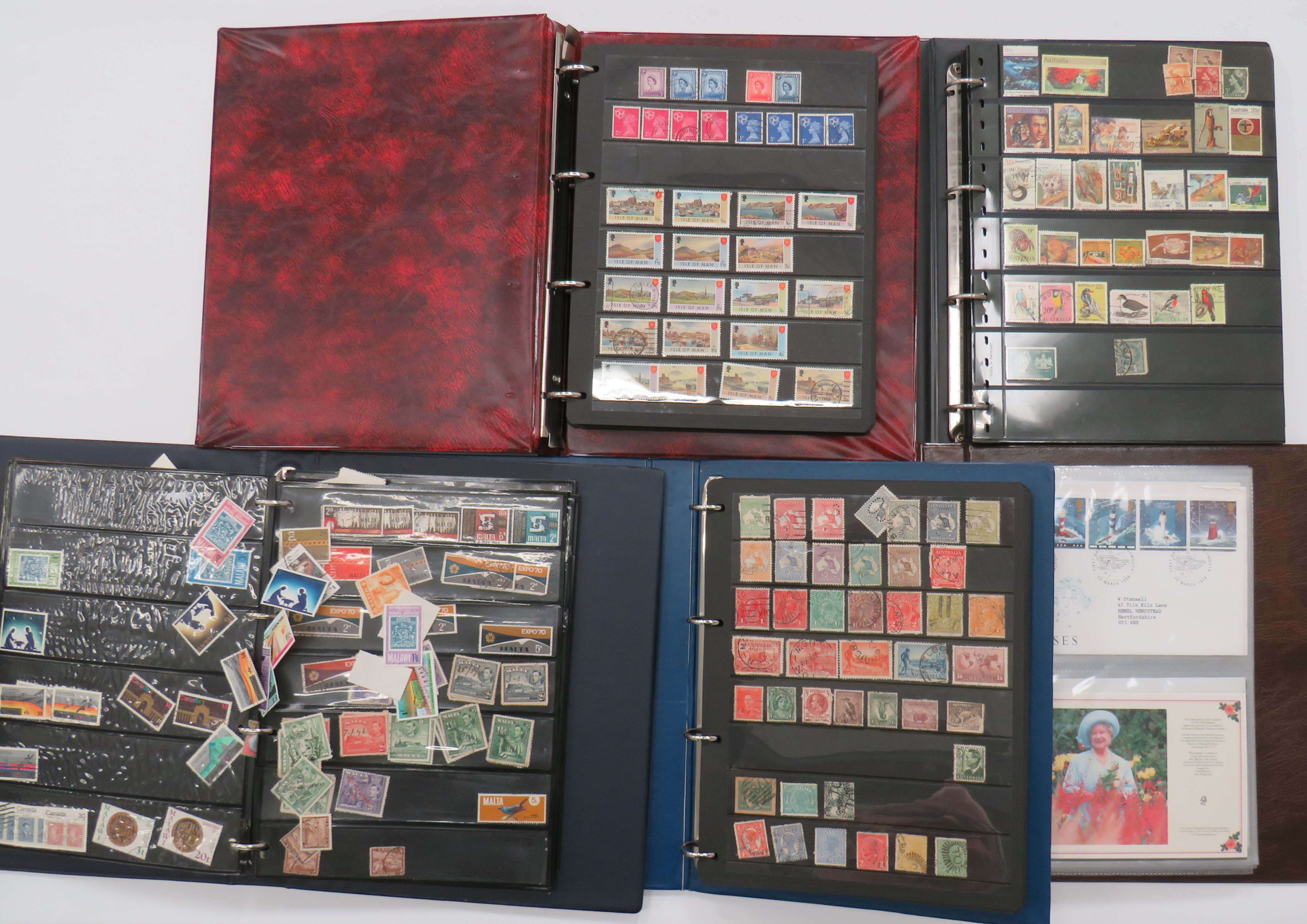 Albums Of Commonwealth And Foreign Stamps including Australia ... Canada ... China ... St