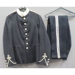 Pre WW1 ASC Tunic Later Buttoned As Royal Corps Of Transport black, single breasted tunic.  High
