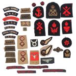 37 x Cloth Badges And Titles including printed 1st AGRA slip on Â ... Printed 2nd AGRA ...