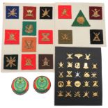 40 x Various Eastern Badges including bullion embroidery Medical ... Bullion embroidery Light