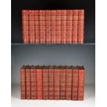 Thackeray (William Makepeace) The Works, pub. London, Smith, Elder & Co., 1867-69, 22 vols., red