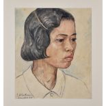 Julius Wentscher II (German, 1881-1961) a collection of eight portraits of south-east Asian