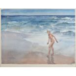 Sir William Russell Flint, RA (Scottish, 1880-1969) 'Waves', signed limited edition colour print,