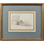 Sir David Wilkie RA (Scottish, 1785-1841) 'The Dreamer'pencil and watercolour, inscribed in