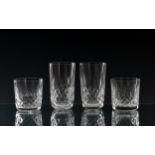 A set of fourteen Waterford Lismore pattern whisky tumblers 3¼in. (8.25cm.) high; together with