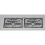 British Banknotes - The States of Guernsey £1 (2), both dating 1st July, 1958, Signatory L. A.