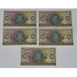 British Banknotes - The States of Guernsey £1 three consecutive (4), (1969-75) Signatory C. H.