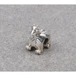 A boxed Pandora 'Winiper' staff charm, stamped 'S925 ALE', 14.5mm. high. * Very good condition, with