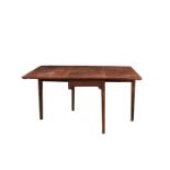 A George III mahogany demi-lune extending dining table, 94 x 40in. (238 x 101cm.) extended, 28in. (