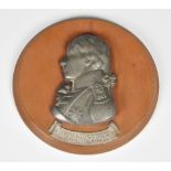 Royal Navy interest - A presentation HMS Nelson wall plaque, the cast metal profile of Lord Nelson