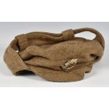 A WW1 style British Army winter service Trench cap better known as a ‘COR BLIMEY’, medium weight