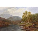 Charles P. Shaw (British, late 19th century), Pair of River Landscapes, oil on canvas, signed