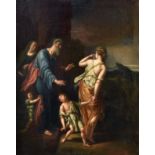 After Adrien van der Werff (Dutch, 1659-1722), The banishment of Hagar and Ishmael, oil on canvas,