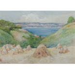 English School (early 20th century), 'St Aubins, Jersey', watercolour, inscribed lower left, 9 3/8 x