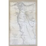 Antique map of Egypt, Egypt called in the Country Missir" by J.B. Danville, engraved by J. Cooke, c.