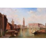 Alfred Pollentine (British, 1836-1890), The Ducal Palace, Venice; The Grande Canal, Venice, a
