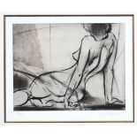 Sergei Firer (Russian, b.1954), Reclining Nude, etching, signed in pencil lower right and numbered