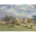Paul O'Flaherty (British, b.1941), Samares Manor, Jersey, oil on canvas, signed and dated '98