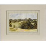 English School, mid 19th century, "Auckland Castle, Durham", watercolour, unsigned, inscribed in
