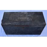 Channel Islands Occupation interest - A German fitted machine / tool box, the box painted in the