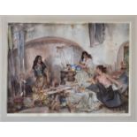 Sir William Russell Flint RA, PRWS, RSW (Scottish, 1880-1969), A Question of Colour, 1961, colour