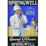Edward Cole (early 20th century), Original artwork for a poster advertising Springwell Table