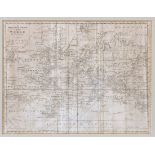 World Map - A Mercator Chart of the World by Thomas Bowen, c.1778, Sandwich Islands not yet added,