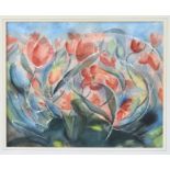 Frank Bromley (late 20th century), Tulips, watercolour, signed lower left and indistinctly dated,