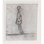 Laurence Stephen Lowry, RA, RBA (British, 1887-1976), A Boy Smoking, pencil, signed and dated 'L.