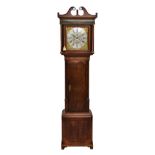 A George III oak and mahogany 8 day longcase clock by John Kent of Manchester, the bell strike