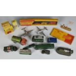 A collection of Dinky Toys vehicles and accessories to include boxed - French Dinky 49D Poste De