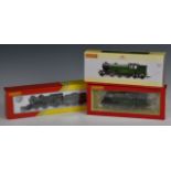 Two boxed Hornby OO Gauge LNER steam locomotives comprising an R3296X D-49/1 Hunt Class The Burton