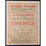 A collection of framed mid-20th century theatre posters for the Opera House, Jersey comprising