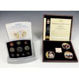 Numismatics interest - The Royal Mint 2001 United Kingdom Executive Proof Coin Collection complete