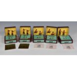 Nine boxed Britains figures 'Sherwood Foresters' comprising 2 x 8814 Two standing firing figures;