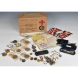 Guernsey German Occupation interest - Ephemera - collectables etc to include a Red Cross parcel,