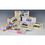 A large collection of various boxed Corgi Classics die-cast vehicles to include Scammell Scarab