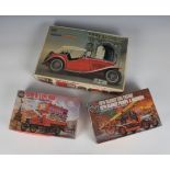 Plastic Model Vehicle Kits By Riko & Airfix to include RIKO - 1948 Model MG TC Midget; Airfix - 1910