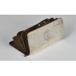 A late Edwardian / early George V silver evening purse Sampson Mordan & Co, London, 1910, of